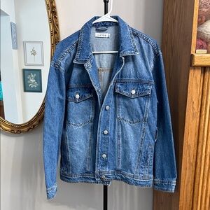 JustFab Classic Blue Denim Jacket